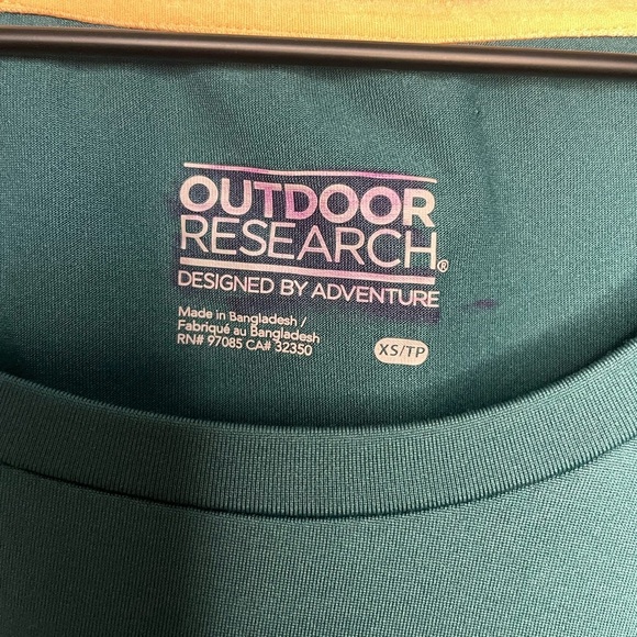 Outdoor Research Chain Reaction Tee in Mediterranean Blue - Picture 4 of 7